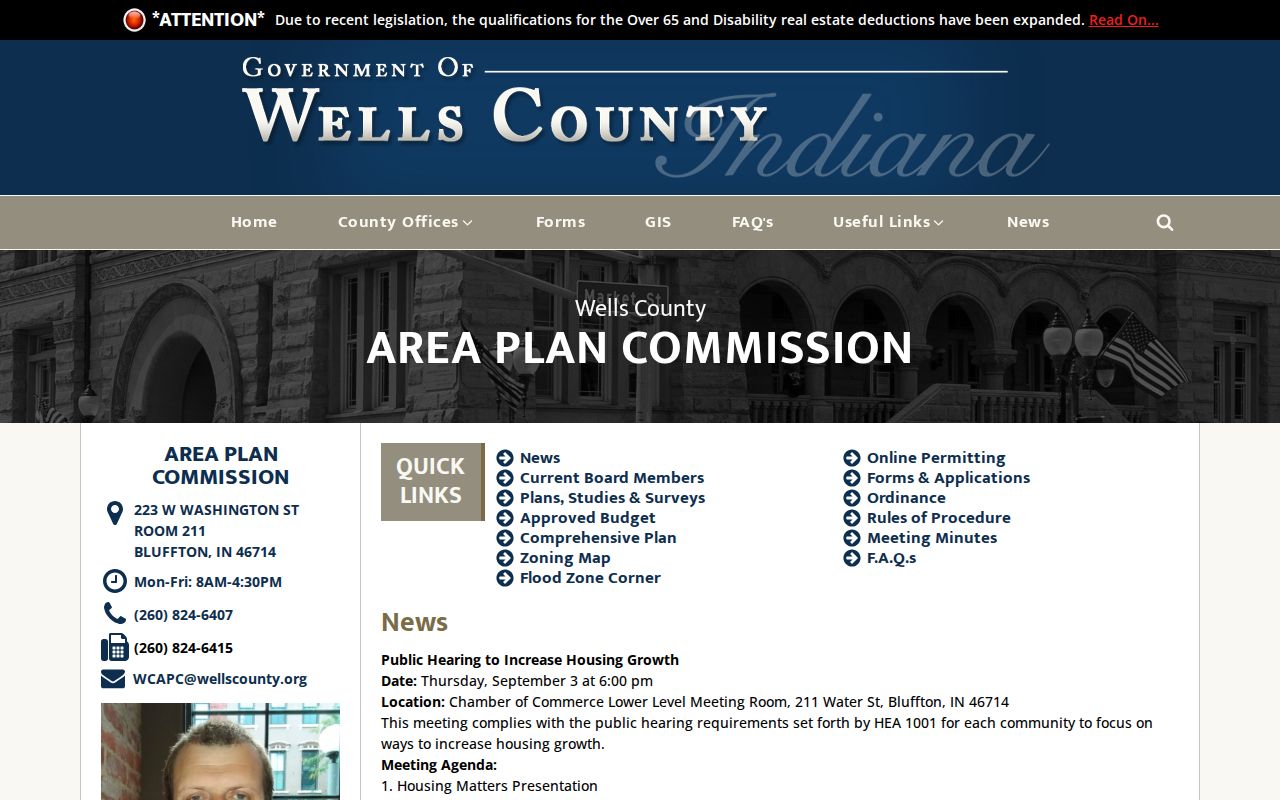 Zanesville court records compared with Wells planning records